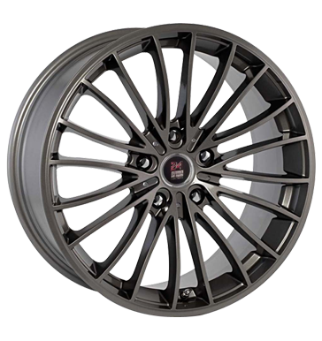 pneumatiky - 6.5x15 4x108 ET15 24H du Mans LM grau / anthrazit full gun AUTEC Rfky / Alu Oldtimer ABSENCE pneu