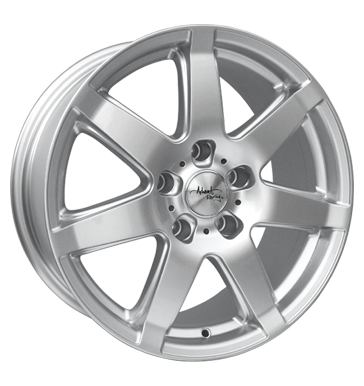 pneumatiky - 6.5x16 5x115 ET45 Advanti Racing Flake SF03 silber silber lackiert bundy Rfky / Alu renault AZEV pneumatiky