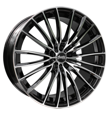 pneumatiky - 10x22 5x120 ET40 Advanti Racing Magnus Black schwarz black polished ANZIO Rfky / Alu kmh-Wheels EMOTION pneumatiky