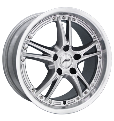 pneumatiky - 8.5x19 5x110 ET30 AEZ Ares silber highgloss nrad Rfky / Alu Chrome Parts auto havarijn kola Hlinkov disky