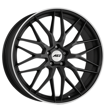 pneumatiky - 7.5x17 5x112 ET40 AEZ Crest Dark grau / anthrazit gunmetal matt polished lip Samolepka + filmy Rfky / Alu Offroad letn CARLSSON Hlinkov disky