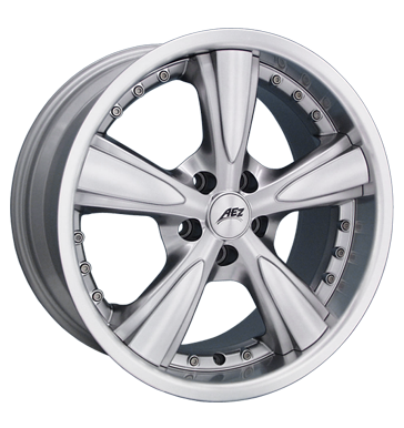 pneumatiky - 8.5x19 5x108 ET45 AEZ Olymp silber highgloss Zimn kompletn kolo-ALU Rfky / Alu automobilov sady ozdobnmi kryty Hlinkov disky