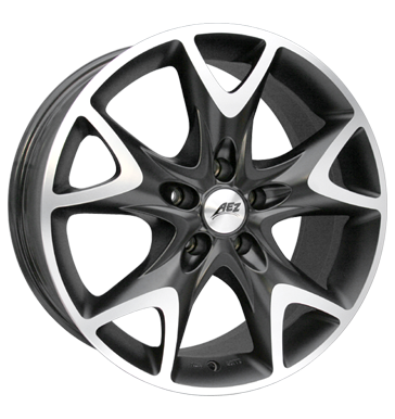 pneumatiky - 8.5x18 5x114.3 ET30 AEZ Phoenix Dark schwarz Black matt polished Truck lto od 17,5 