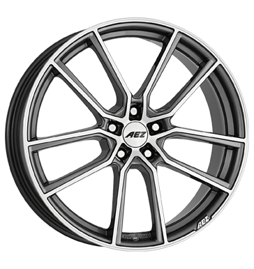 pneumatiky - 7.5x17 5x108 ET48 AEZ Raise grau / anthrazit gunmetal polished FONDMETAL Rfky / Alu VOLKSWAGEN Smoor pneumatiky