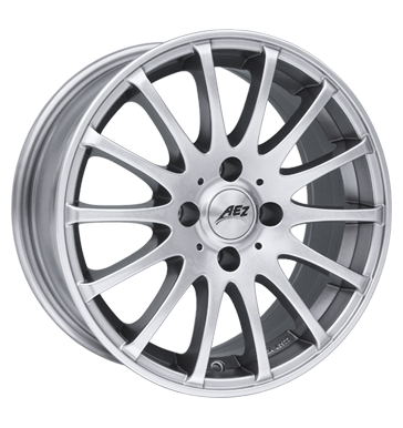 pneumatiky - 7x17 4x108 ET15 AEZ Xylo silber highgloss Lehk nkladn automobil v zime Rfky / Alu Letn Total kola ALU kalhoty pneumatiky