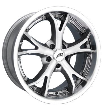 pneumatiky - 8.5x17 5x120 ET15 AEZ Zeus silber highgloss tMotive Rfky / Alu mikiny MERCEDES BENZ Hlinkov disky