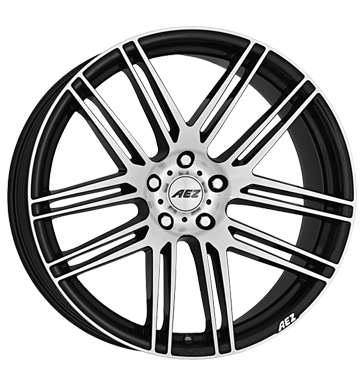 pneumatiky - 8x18 5x114.3 ET34 AEZ Cliff Dark schwarz black polished Chafers: Motocykl Rfky / Alu Single Arm Tomason pneus