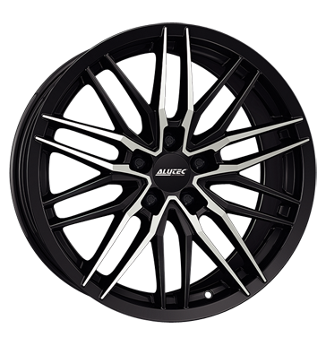 pneumatiky - 7x16 5x100 ET38 Alutec Burnside schwarz diamant-schwarz frontpoliert Globln komise Rfky / Alu GS-Wheels nepromokav odev disky