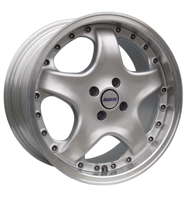 pneumatiky - 8x17 4x100 ET35 Alutec GT Pro silber silber randpoliert npis Rfky / Alu psy Autordio Rarity Autoprodejce