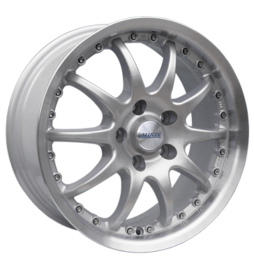 pneumatiky - 7x17 5x114.3 ET40 Alutec Kyro silber silber randpoliert zrcadlo design Rfky / Alu Lehk nkladn auto lto od 17,5 