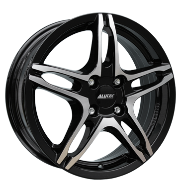 pneumatiky - 6x16 4x108 ET25 Alutec Poison schwarz diamant-schwarz frontpoliert nstroj ventil Rfky / Alu Offroad cel rok od 17,5 