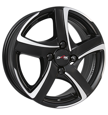 pneumatiky - 6x16 4x108 ET40 Alutec Shark schwarz racing-schwarz frontpoliert baterie Rfky / Alu Ronal hyundai Velkoobchod