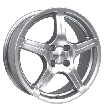 pneumatiky - 6.5x15 4x108 ET25 Anzio Winter Drift silber polar silber npis Rfky / Alu Ecanto projektzwo pneu