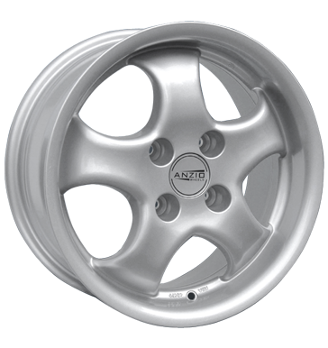 pneumatiky - 6x14 4x108 ET38 Anzio Power Cup silber polar silber ostatn Rfky / Alu truck ventil auto Autodlna