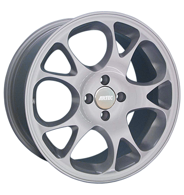 pneumatiky - 7.5x16 4x108 ET30 Artec AE Tecnic silber silber lackiert polomer Rfky / Alu Wheelworld Slevy pneu