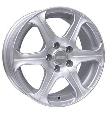 pneumatiky - 7x16 5x110 ET35 Artec FMG 3 silber silber lackiert viditelnost Rfky / Alu rfky Pce o automobil + drzba pneumatiky