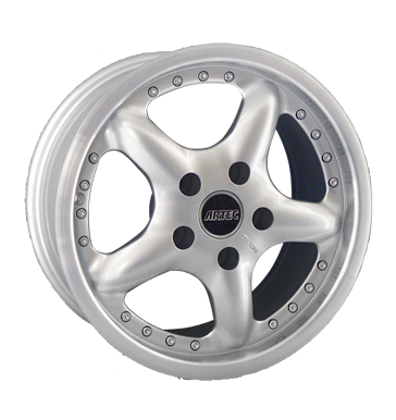 pneumatiky - 7.5x17 5x112 ET35 Artec KB silber silber Horn poliert BAY Kola Rfky / Alu PLATINUM Oldtimer dly trhovisko