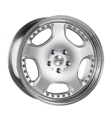 pneumatiky - 9.5x18 5x120 ET16 Artec ME silber chromsilber handpoliert Wiechers SPORT Rfky / Alu Truck lto od 17,5 