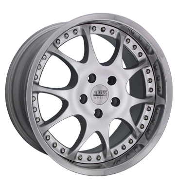 pneumatiky - 8.5x19 5x110 ET38 Artec MK silber chromsilber handpoliert ostatn Rfky / Alu Lehk nkladn auto Winter od 17,5 