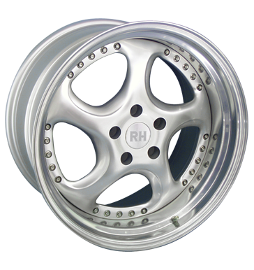 pneumatiky - 8.5x18 5x120 ET38 Artec Turbo P silber chromsilber handpoliert Oldtimer Rfky / Alu rucn nrad Zesilovac Prslusenstv Hlinkov disky