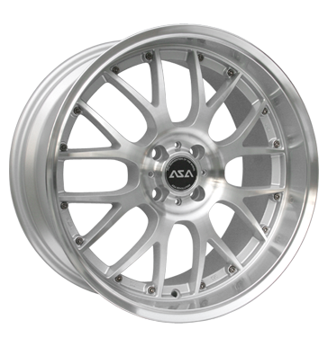 pneumatiky - 9x17 4x100 ET35 ASA AR 1 silber silber frontpoliert pce o pneumatiky Rfky / Alu Offroad letn Tube: Kolo pneu