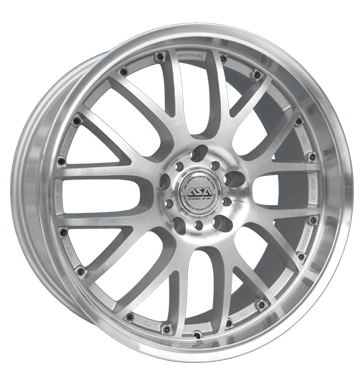 pneumatiky - 9x17 5x110 ET35 ASA AR 1 silber frontpoliert systm Rfky / Alu Offroad lto od 17,5 