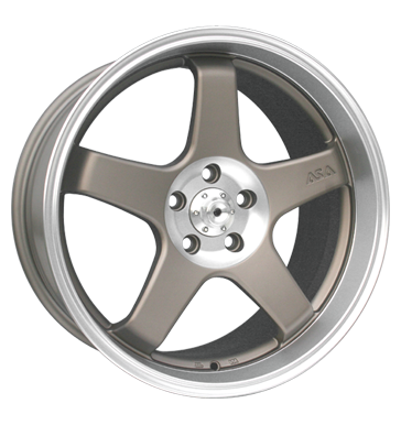 pneumatiky - 8.5x19 5x114.3 ET25 ASA AR 5 bronze bronze poliert Offroad cel rok Rfky / Alu MB-Italia Barracuda Autoprodejce