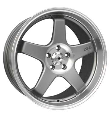 pneumatiky - 8.5x19 5x112 ET45 ASA AR 5 grau / anthrazit titan poliert rfky Rfky / Alu recnk Offroad lto od 17,5 