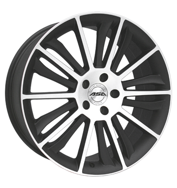 pneumatiky - 8.5x19 5x112 ET30 ASA AR 6 schwarz schwarz matt frontpoliert matt Truck Winter od 17,5 