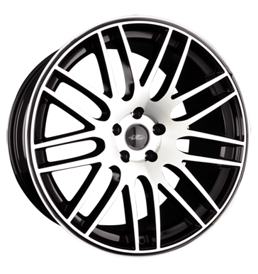 pneumatiky - 8x17 5x112 ET45 ASA GT 1 schwarz schwarz glanz front poliert mitsubishi Rfky / Alu rfky Ronal pneus