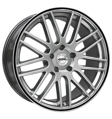 pneumatiky - 9x20 5x120 ET18 ASA GT 1 silber shiny silber mit schwarzem Ring Auto sklo Tool Rfky / Alu Utesnen u. Lepidla Offroad All Terrain pneu b2b