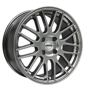 pneumatiky - 8x17 4x108 ET35 ASA GT 1 silber shiny silber Truck Winter od 17,5 