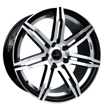 pneumatiky - 8.5x19 5x120 ET37 ASA GT 2 schwarz schwarz glanz frontpoliert Chiptuning + Motor Tuning Rfky / Alu motor Wheelworld Prodejce pneumatk