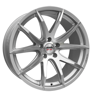 pneumatiky - 8.5x19 5x120 ET20 ASA GT 3 silber silber frontpoliert psy Rfky / Alu Toora Cel rok vuz pneumatiky