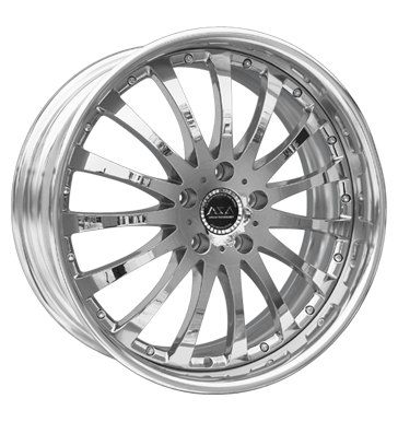 pneumatiky - 8.5x19 5x120 ET40 ASA ZR 1 chrom chrom zesilovac Rfky / Alu Offroad Wintergreen CARLSSON disky