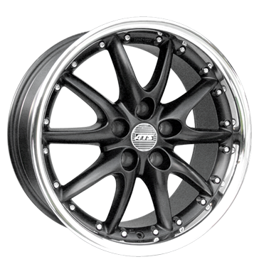 pneumatiky - 8.5x19 5x100 ET30 ATS Apollo 11 SSL schwarz racing-schwarz mit Edelstahlh. diskrtne Rfky / Alu polomer Kamiony pln rok od 17,5 