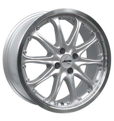 pneumatiky - 7.5x18 4x108 ET20 Autec Delos silber brilliantsilber-hornpoliert Alessio Rfky / Alu STIL AUTO COM 4 KOLA pneumatiky