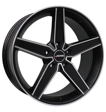pneumatiky - 7.5x17 5x120 ET45 Autec Delano schwarz schwarz matt poliert ADVANTI Rfky / Alu Auto-Tuning + styling Rfky / Alu pneu
