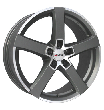 pneumatiky - 6.5x15 5x100 ET38 Autec Galactic grau / anthrazit anthrazit matt poliert KOLA Rfky / Alu peugeot Oldtimer Autoprodejce