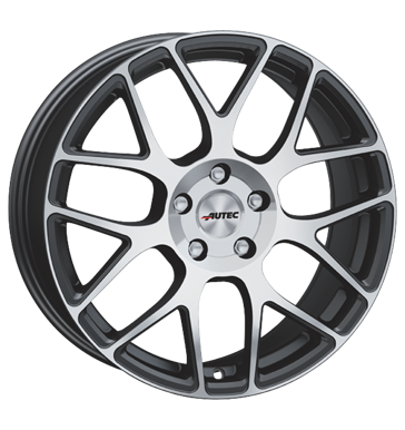 pneumatiky - 7.5x17 5x114.3 ET38 Autec Hexano schwarz schwarz matt poliert Chiptuning + Motor Tuning Rfky / Alu palivo koncovky pneu b2b