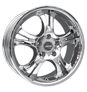 pneumatiky - 7.5x16 5x114.3 ET40 Autec Opal chrom chrom korunn princ Rfky / Alu BRABUS Spurverbreiterung Hlinkov disky