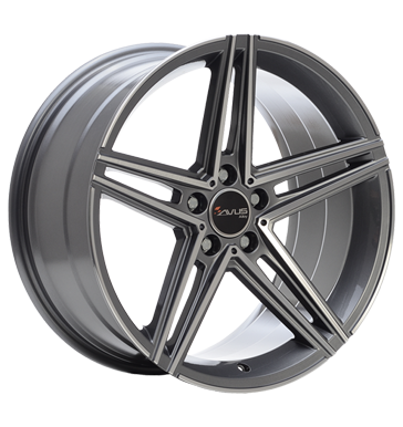 pneumatiky - 9.5x19 5x112 ET45 Avus AC-515K grau / anthrazit anthracite polished AUDI Rfky / Alu UNION Elektrick Velkoobchod