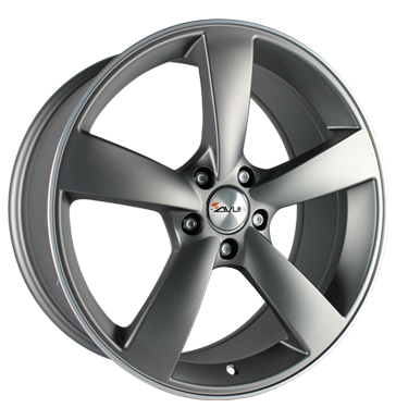 pneumatiky - 8.5x19 5x112 ET30 Avus AF 10 grau / anthrazit anthracite polished ETA BETA Rfky / Alu Offroad Wintergreen osvetlen Velkoobchod