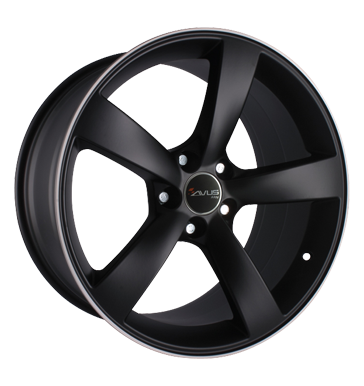 pneumatiky - 9.5x19 5x120 ET35 Avus AF 10 schwarz matt black polished letn Rfky / Alu hadice rukavice pneumatiky