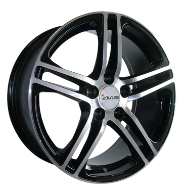 pneumatiky - 8x19 5x112 ET45 Avus AF 2 schwarz black polished AUDI Rfky / Alu Maxx Kola Lehk ventil vozy / vozy trziste