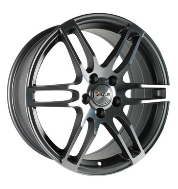 pneumatiky - 8x19 5x112 ET45 Avus AF 9 grau / anthrazit anthracite polished CARLSSON Rfky / Alu Csti RV + Caravan antny vozidel Hlinkov disky