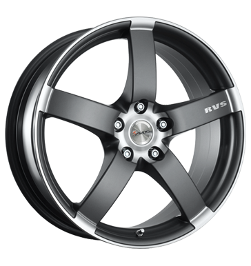 pneumatiky - 7x17 5x98 ET30 Avus Falcon grau / anthrazit anthracite matt polished nemrznouc smes Rfky / Alu Samolepka + filmy Pouzdra & schovna Autoprodejce