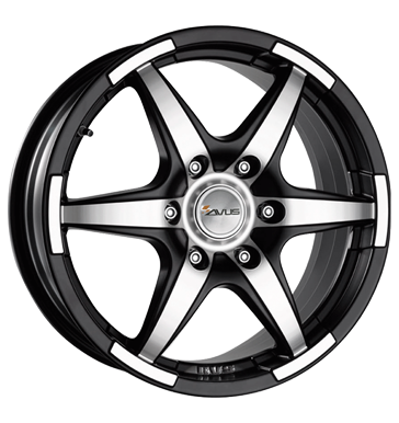 pneumatiky - 8.5x18 5x120 ET45 Avus Grizzly schwarz matt black polished regly pneumatik Rfky / Alu Kabely a konektory PKW lto Autoprodejce