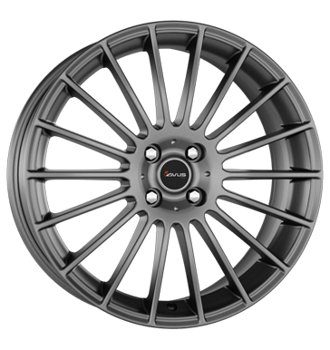 pneumatiky - 7x17 4x100 ET37 Avus AC-M03 grau / anthrazit matt anthracite Offroad lto od 17,5 