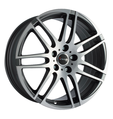 pneumatiky - 7.5x17 5x112 ET35 Avus AC-M04 grau / anthrazit anthracite polished Test-kategorie 1 Rfky / Alu Offroad Zimn 17.5 